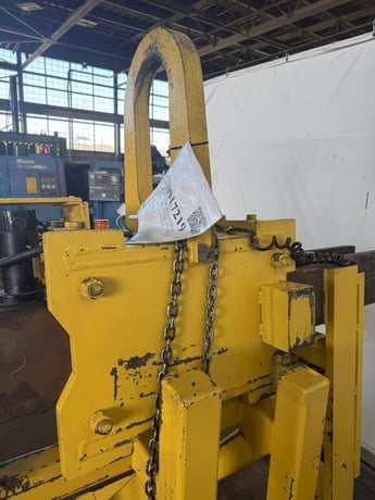 10000 lb. Adjustable Powered coil grabber, adjustable 26"-66" width, 37" max height, stand - Image 6