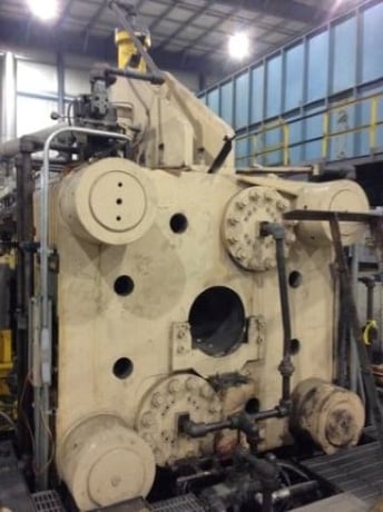 4000 Ton, Southwark extrusion press, 12" x 38" billet, 20" x 23.5" die stack, Modern die shuttle, 300 HP, PLC - Image 1