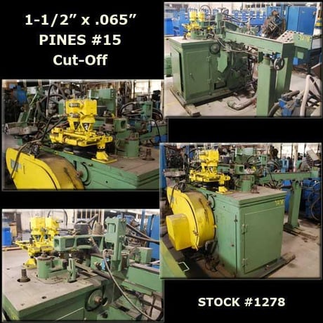 1-1/2" Pines Dynacut #15, Bijur lube system, end cropping, rebuilt controls, PLC, 1964 - Image 1