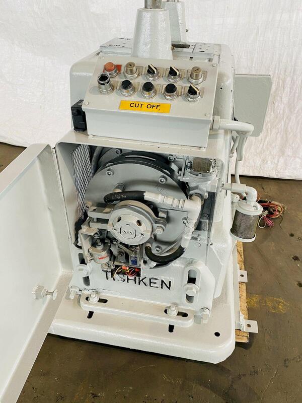 18 Ton, Tishken #CO-6-HWA, 2-post cut-off press, 2 stroke, 2" post diameter, 12" between posts, 5" cut width - Image 6
