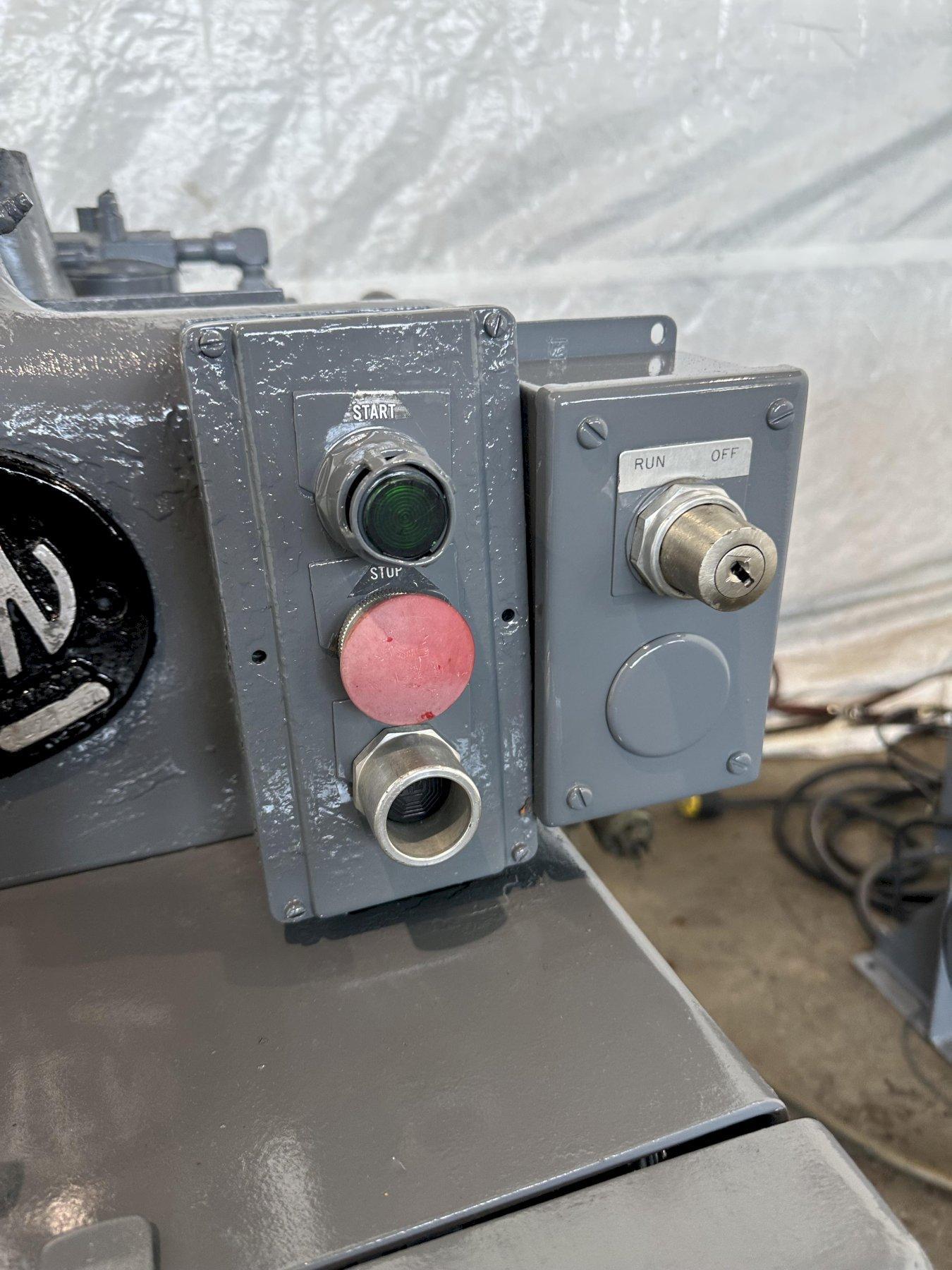 18 Ton, Tishken #CO-6H2, cut off press, 2 stroke, 4" cut width, 12" die rail length, 8 between posts, scrap - Image 4