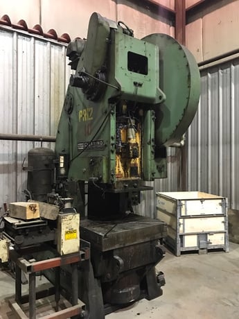 110 Ton, USI Clearing #110-P-701, OBI press, 6" stroke, 18-1/8" Shut Height, 5" adjustment, 39" x 30" bed, 40 - Image 2