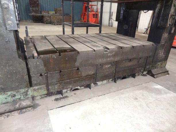650 Ton, USI Clearing #S4-650-108-64, straight side 4-point press, 18" stroke, 48" Shut Height, 14" adjustment - Image 9