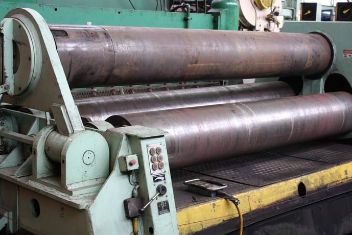 10' x 1-1/2" Roundo, hydraulic double pinch plate roll - Image 2