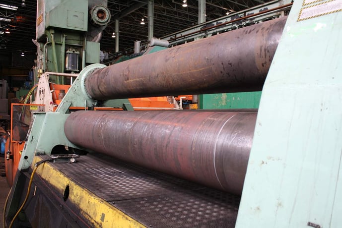 10' x 1-1/2" Roundo, hydraulic double pinch plate roll - Image 3