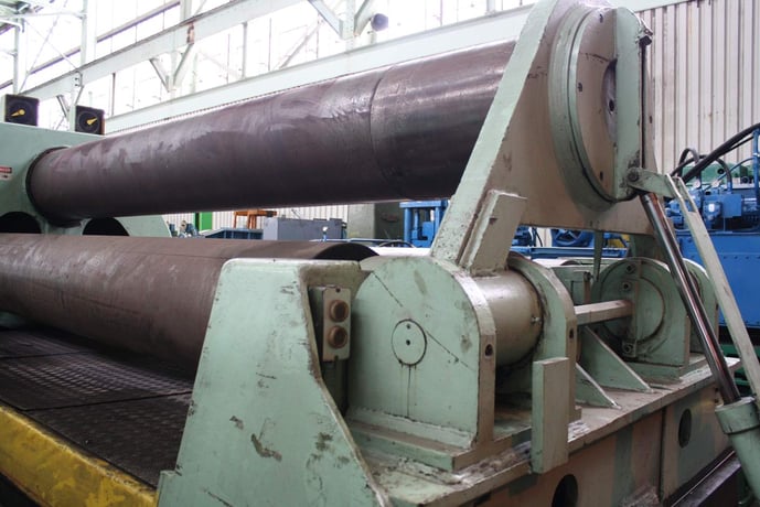 10' x 1-1/2" Roundo, hydraulic double pinch plate roll - Image 4