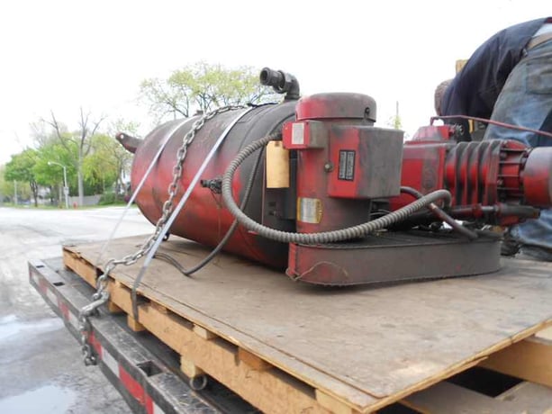 5 HP RamAir air compressor, 208/230 V., serial #TF120236 - Image 1