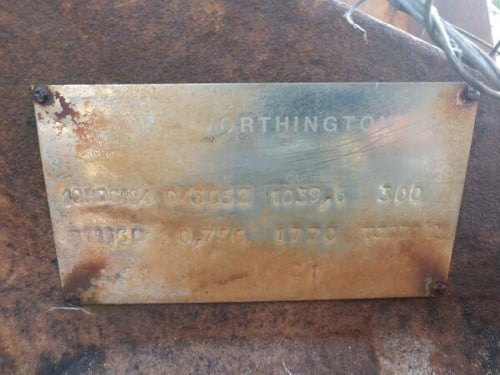 4580 GPM @ 238' TDH, Worthington, 10(X) -184 HDS, 1770 RPM, #CUP-500 - Image 2