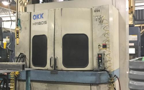 OKK #HM-80S, 60 automatic tool changer, 31.5" pallet, 39" X, 33" Y, 32" Z, 12000 RPM, #50, 30 HP, Fanuc 16iM - Image 1