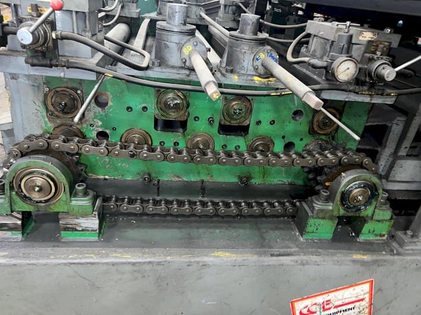 20000 lb. Coe Press Equipment Press coil cradle straightener combination, 72" wide - Image 5