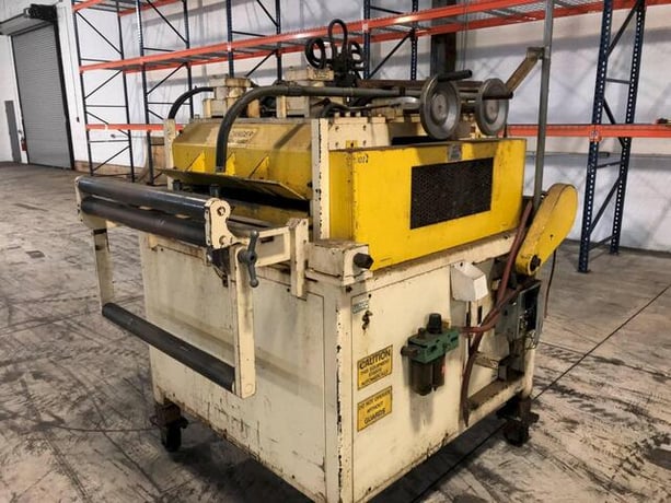 30" x .11" Colt servo roll feed straightener combination, cabinet base mounted - Image 2