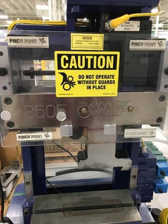 Columbia Marking Tools #860, roll stamp marking machine, 3" vt stroke, 3-1/2" max roll stroke - Image 3
