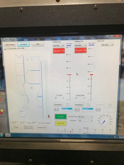 Controlled Automation #Multimax plasma/oxy cutting system, 10' x24', 1000 IPM, Dynamic speed control, Baldor - Image 3