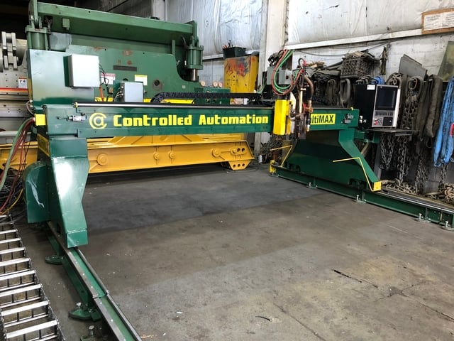 Controlled Automation #Multimax plasma/oxy cutting system, 10' x24', 1000 IPM, Dynamic speed control, Baldor - Image 4