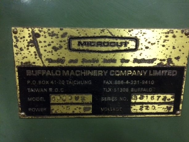 Willis Microcut #500VS, vertical mill, 59" x11.8" table, 4 HP, 60-3600 RPM, Acu-Rite 3-Axis digital read out - Image 8