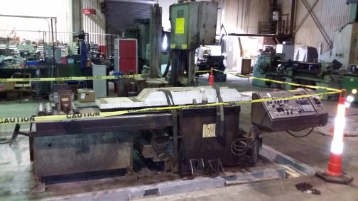 18" x 24" Hemsaw #V120HA, vertical bandsaw, 20" diameter wheel, 1-1/4" x 16' x .042" blade, S/N 541997, 1997 - Image 1