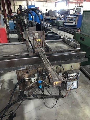 18" x 24" Hemsaw #V120HA, vertical bandsaw, 20" diameter wheel, 1-1/4" x 16' x .042" blade, S/N 541997, 1997 - Image 8