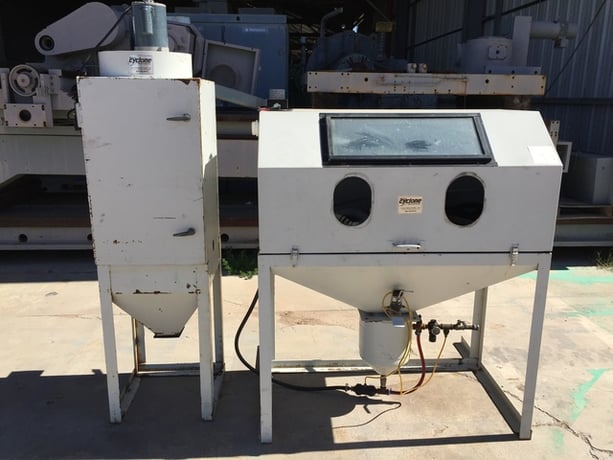 Cyclone #DP48, blast cabinet with dust collector, 2006 - Image 3