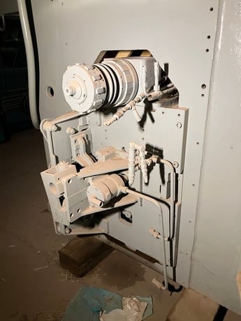 46" King, Vertical Turret Lathe, 56" swing, 0-110 RPM, 40" turning height, 50 HP, 3-Jaw chuck - Image 6