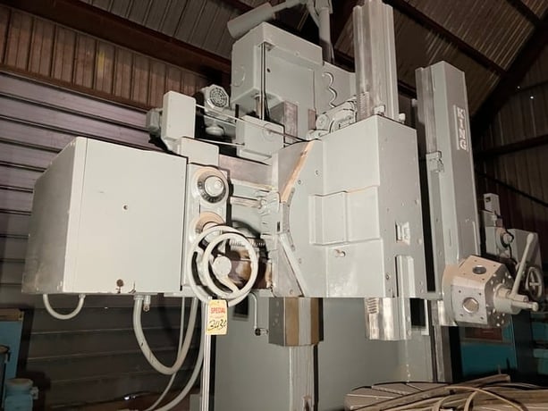 46" King, Vertical Turret Lathe, 56" swing, 0-110 RPM, 40" turning height, 50 HP, 3-Jaw chuck - Image 9