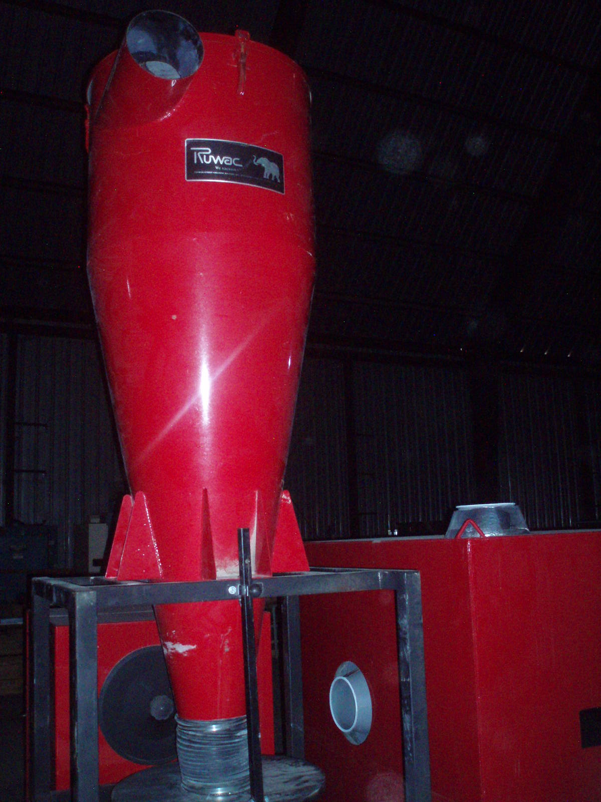 Ruwac #FA2000, dust collector filtration system, reverse pulse, 60 HP, 50 HP, S/N 060605 - Image 8