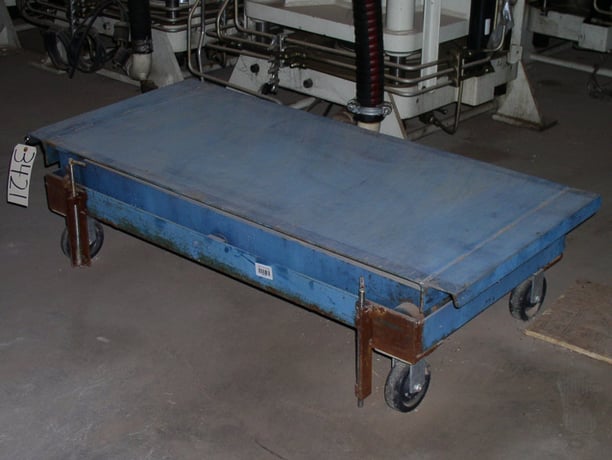 500 lb. Scissor lift table, without cart, 54" x 24-1/16" table - Image 1
