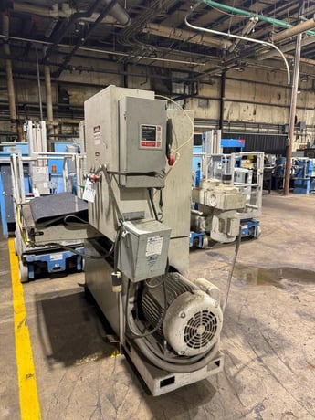 37" Timesavers #137-1-HDM, wide belt sander, 0"-8" material thickness, 37" x 60" belt size, 2900 SFM, S/N - Image 2