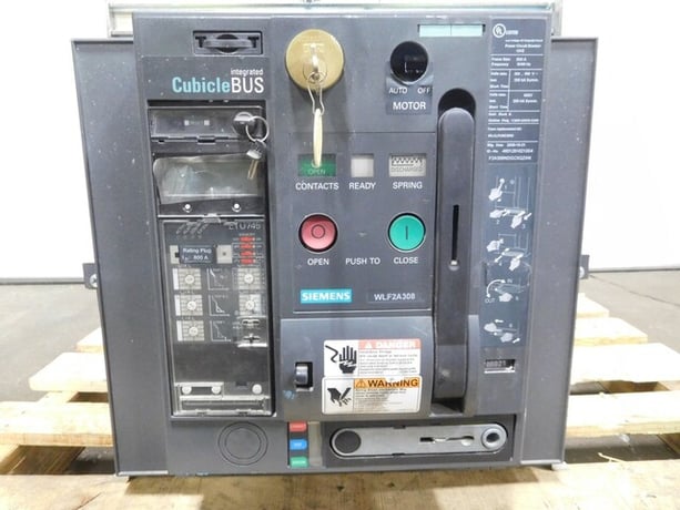800 Amps, Siemens, WLF2A308, Integrated cubicle bus power circuit breaker, with Siemens ETU745 trip unit - Image 2