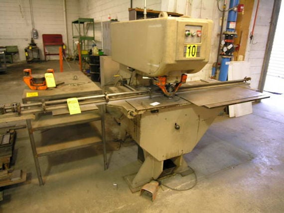 30 Ton, Strippit #Custom-18/30, single end, 64" x 30" work table, 1/4"mild steel capacity,large quantity - Image 1