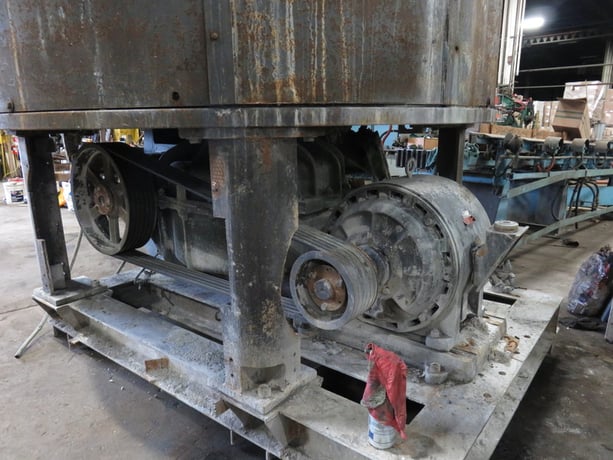 Simpson #3F mixer, gearbox Falk enclosed gear drive 10SM3F, 32.2 ratio, input 745, output 21.8, moter E2605 - Image 5