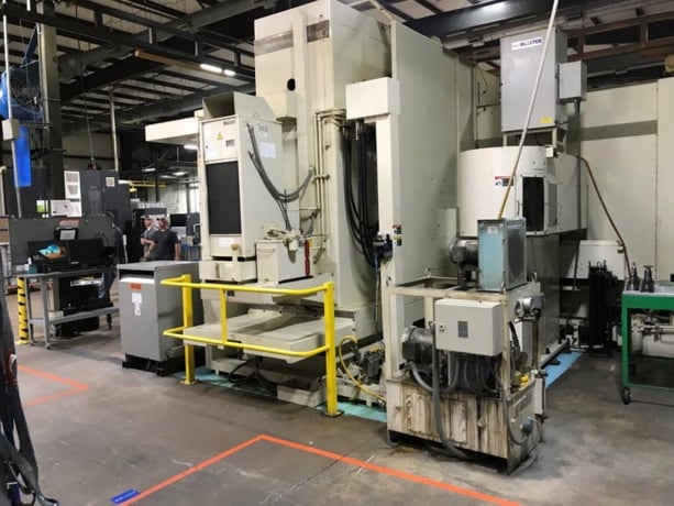 SNK #HPS-120B, 5-Axis high speed profiler, 124" X, 52" Y, Fanuc CNC control, 40 tool ATC - Image 4