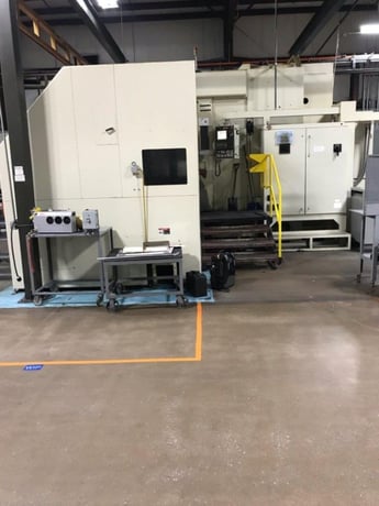 SNK #HPS-120B, 5-Axis high speed profiler, 124" X, 52" Y, Fanuc CNC control, 40 tool ATC - Image 6