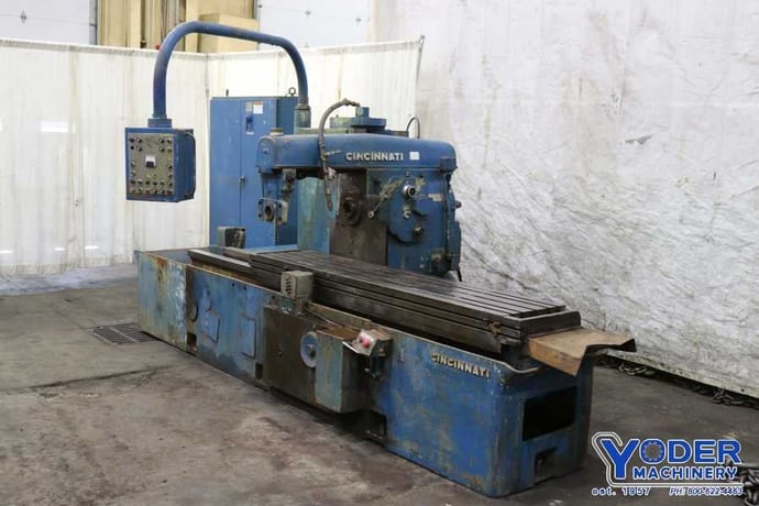 Cincinnati #425-185 Hypowermatic horizontal simplex mill, 84" x 18" table, #72801 - Image 2