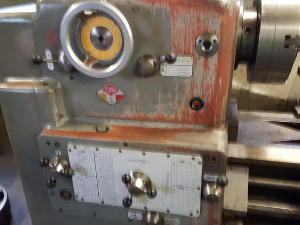 27.8" x 80" Graziano #Sag-20, gap bed lathe, 2-1/4" spdl hole, 10 HP, steady rests, folloow rest, 1972 - Image 5
