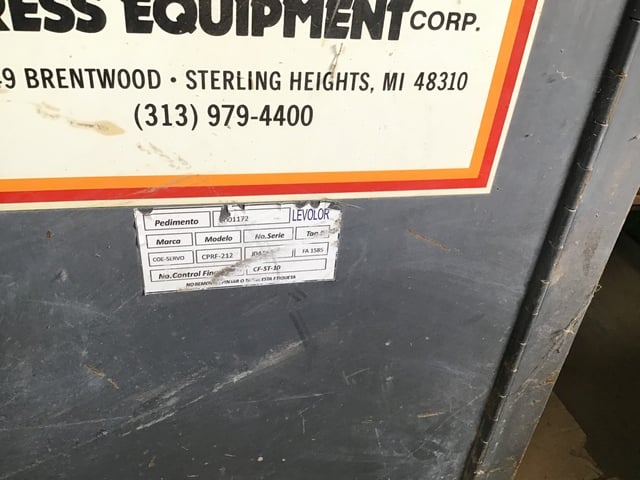 12" x .081" Coe Press Equipment, servo feeder - Image 3
