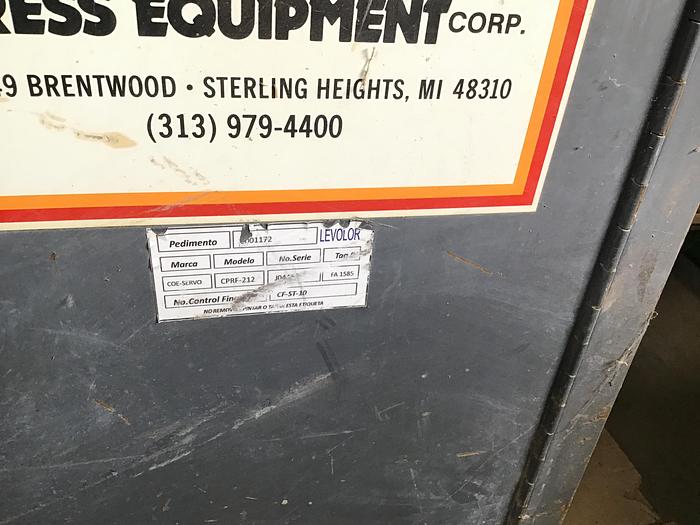 12" x .081" Coe Press Equipment, servo feeder - Image 4