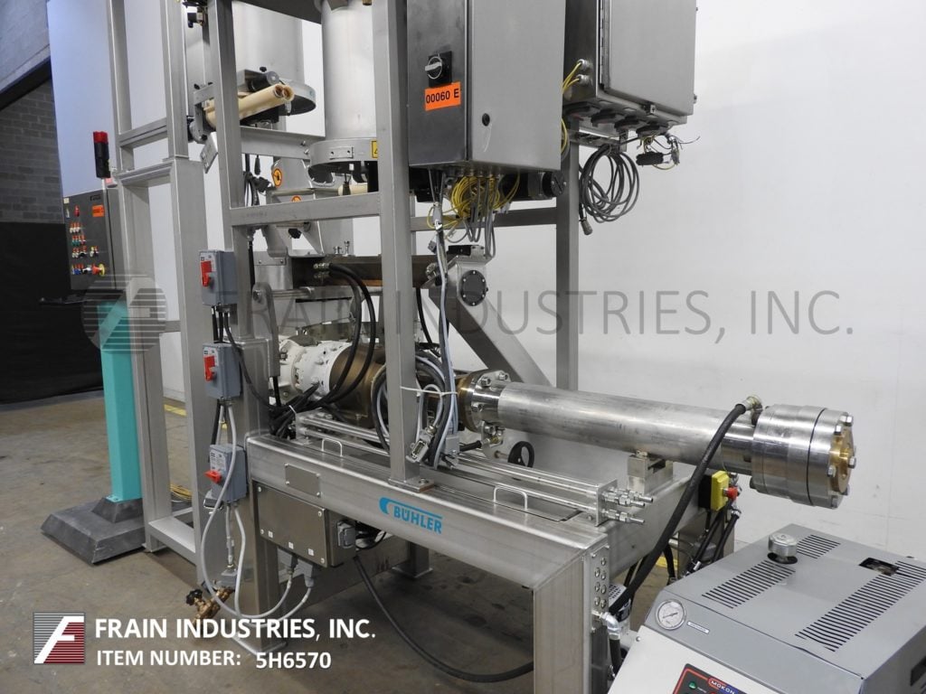 Buhler-Maig #M-MN-400, inline, single screw extruder with product portioner, Allen-Bradley CPU - Image 2