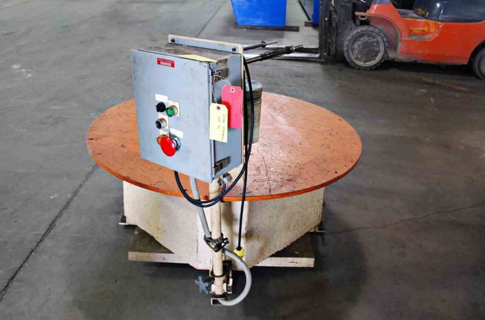 5000 lb. Intek Automation Contros pallet type horizontal uncoiler, 6" width, 52" outside dimension, #3697 - Image 5