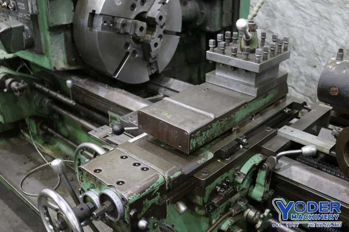 No. 3A Warner & Swasey, M3500 square head, 3-jaw 21" chuck, 40 HP, 3-Axis digital read out, #73068 - Image 9