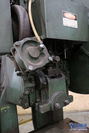 60 Ton, Rousselle #6, OBI press, 4" stroke, 11-1/2" Shut Height, 110 SPM, 5 HP, air clutch & brake, #73071 - Image 5