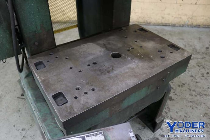 60 Ton, Rousselle #6, OBI press, 4" stroke, 11-1/2" Shut Height, 110 SPM, 5 HP, air clutch & brake, #73071 - Image 6