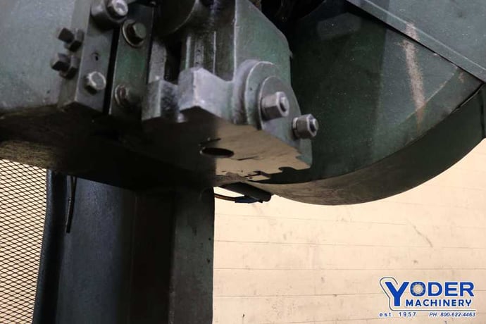 60 Ton, Rousselle #6, OBI press, 4" stroke, 11-1/2" Shut Height, 110 SPM, 5 HP, air clutch & brake, #73071 - Image 7