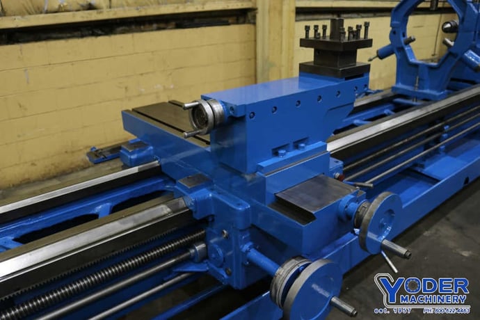 40"/50" x 192" Micm engine lathe, 22" swing over cross slide, 4-jaw 32" chuck, 3" spindle hole, taper - Image 9