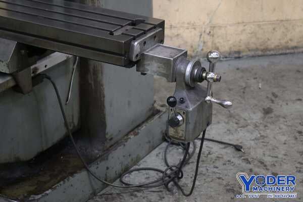 Comet #3KV, vertical mill, 10" x50" table, 3 HP, digital read out, power draw bar, 60-4250 RPM, #71446 - Image 6