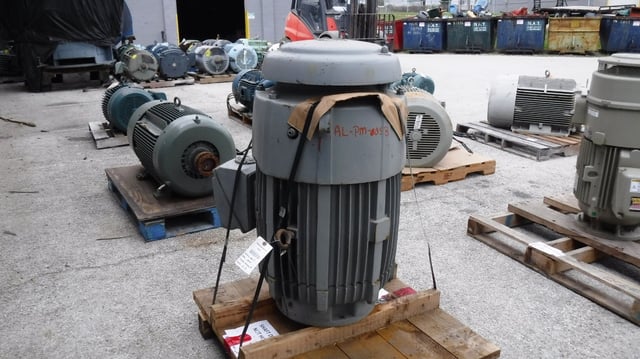 125 HP 1800 RPM U.S. Motors, Frame 444LP, TEFC BB, 230/460 Volts - Image 1