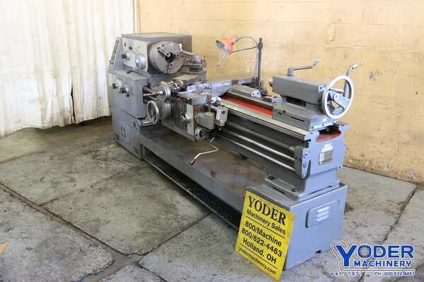 17"/26" x 60" Shen Yang #CA6240, gap bed engine lathe, inch/metric, 3-jaw 12" chuck, 4-way rapid traverse - Image 1