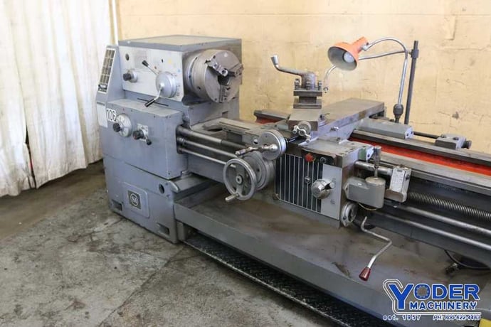 17"/26" x 60" Shen Yang #CA6240, gap bed engine lathe, inch/metric, 3-jaw 12" chuck, 4-way rapid traverse - Image 3
