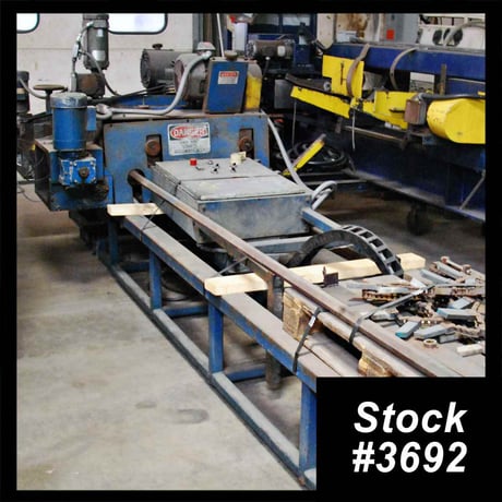 Buckeye / Loopco brush deburring machine, 2" OD x 144" max., #3692 - Image 1