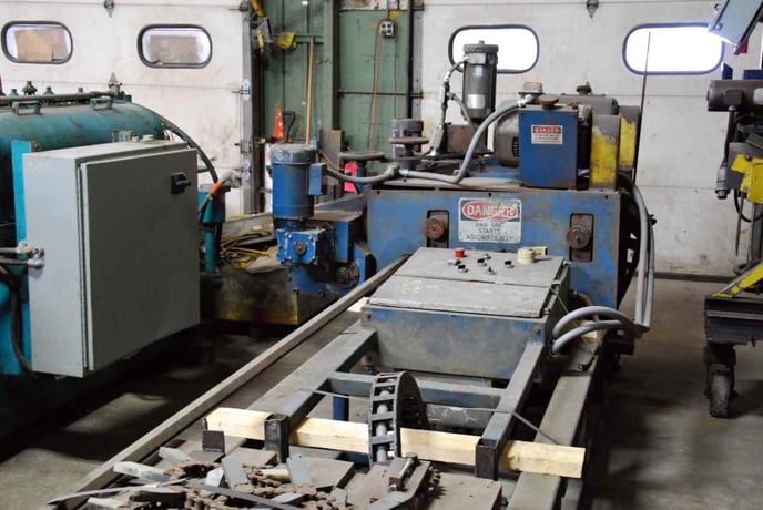 Buckeye / Loopco brush deburring machine, 2" OD x 144" max., #3692 - Image 4