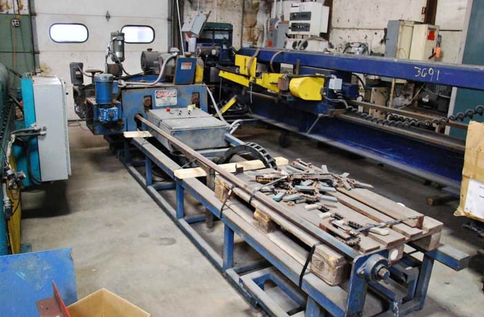 Buckeye / Loopco brush deburring machine, 2" OD x 144" max., #3692 - Image 8